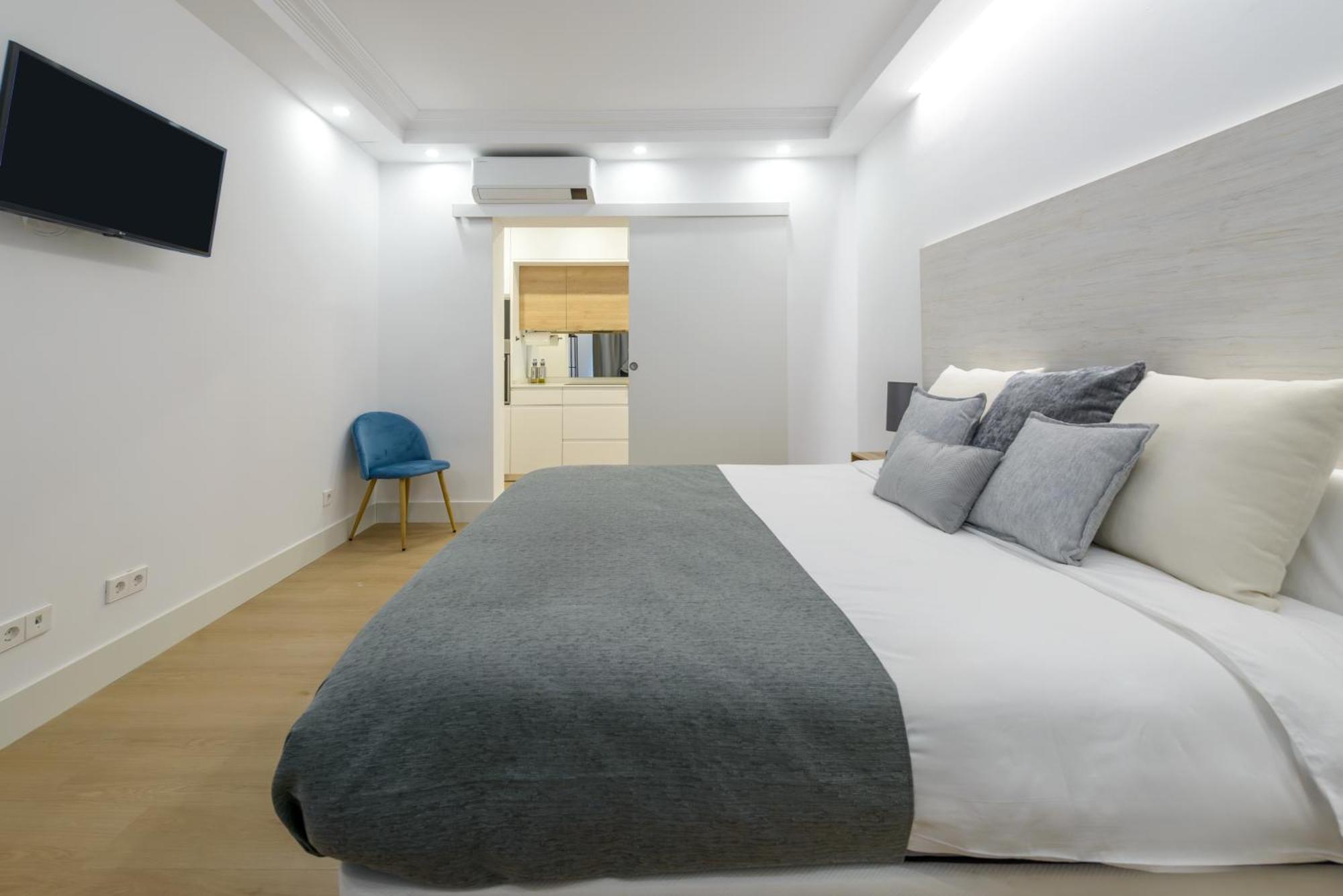 Appartamento Gran Via New 2Br 1Bth Elevator Madrid Esterno foto