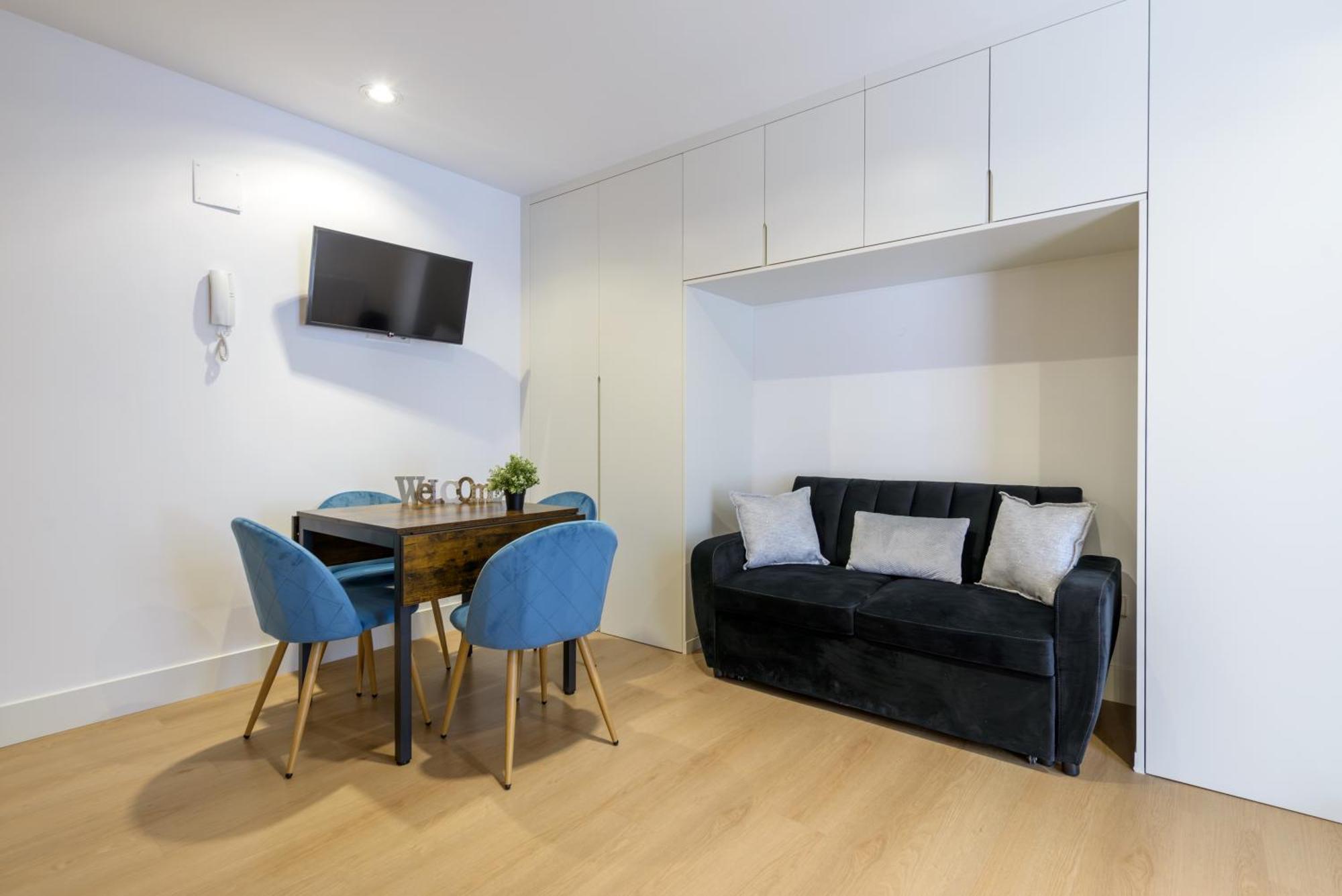 Appartamento Gran Via New 2Br 1Bth Elevator Madrid Esterno foto