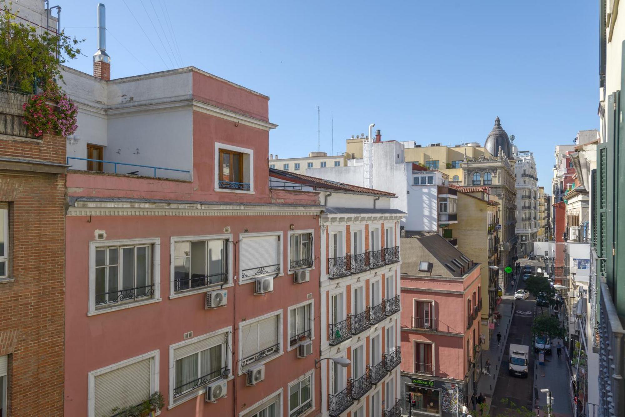 Appartamento Gran Via New 2Br 1Bth Elevator Madrid Esterno foto