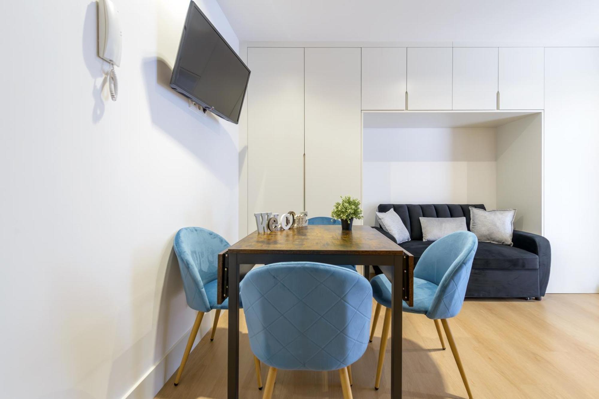 Appartamento Gran Via New 2Br 1Bth Elevator Madrid Esterno foto